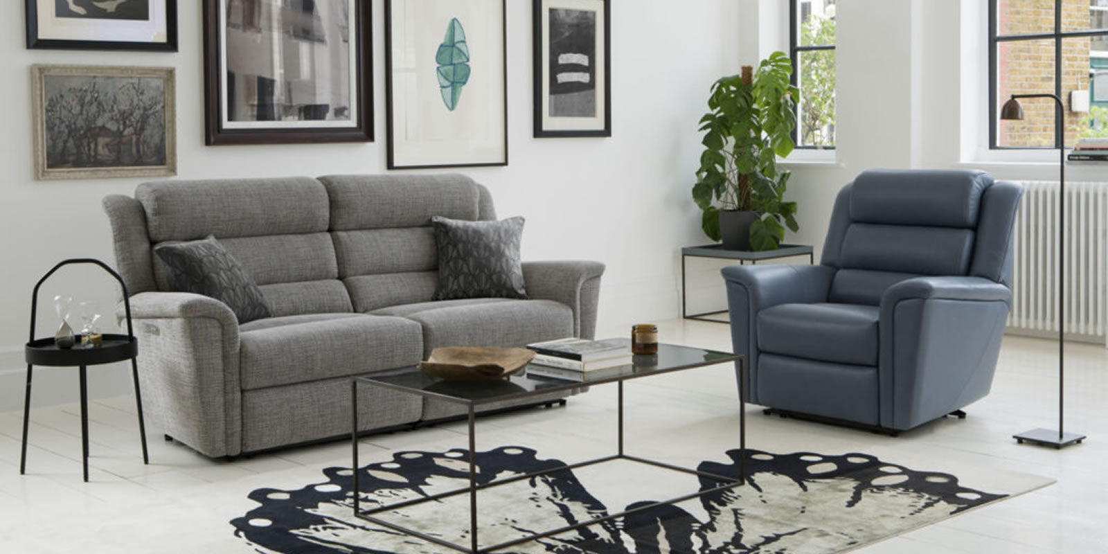 Parker Knoll Colorado Leather Chair Roomset